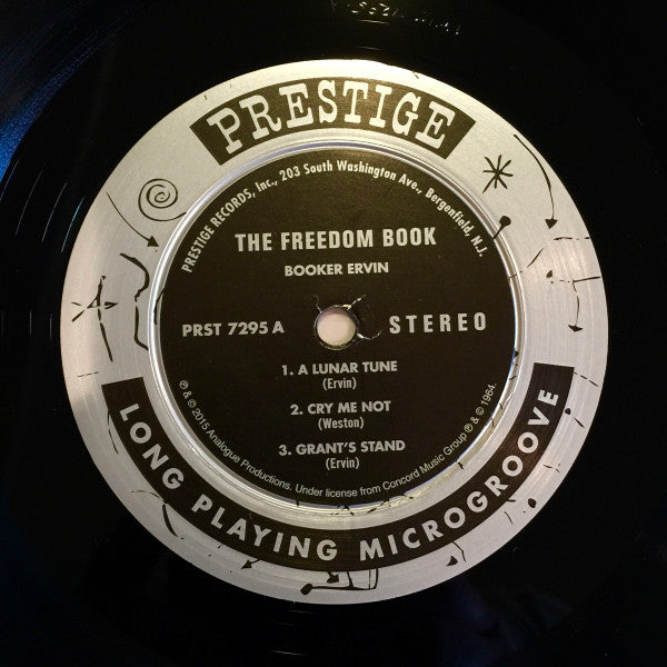 Booker Ervin - The Freedom Book (Vinyl, LP, Album, Limited Edition, Reissue, Remastered, Stereo) Very Good Plus (VG+) / Near Mint (NM or M-)
