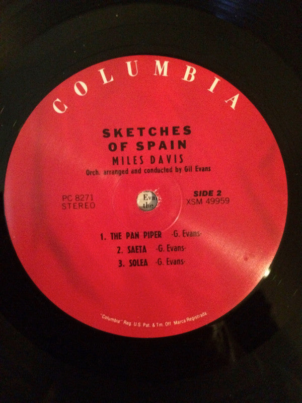 Miles Davis - Sketches Of Spain (Vinyl, LP, Album, Limited Edition, Reissue, Remastered, Stereo) Very Good (VG) / Very Good Plus (VG+)