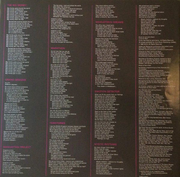 Rush - Power Windows (Vinyl, LP, Album, Stereo)