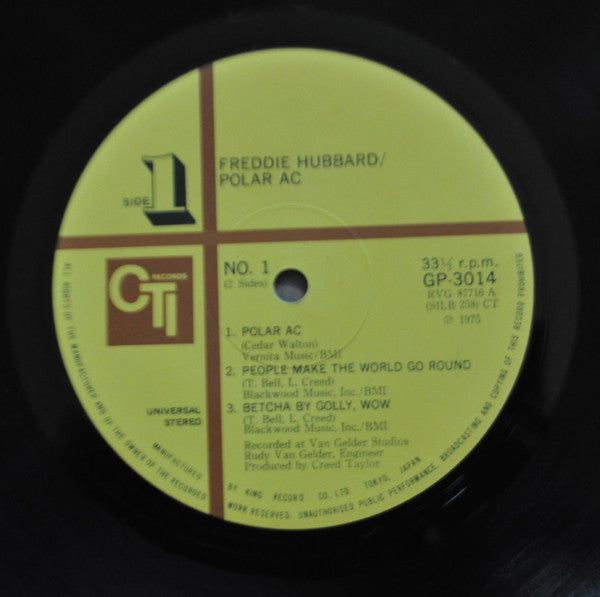 Freddie Hubbard - Polar AC (Vinyl, LP, Album) Near Mint (NM or M-) / Good Plus (G+)