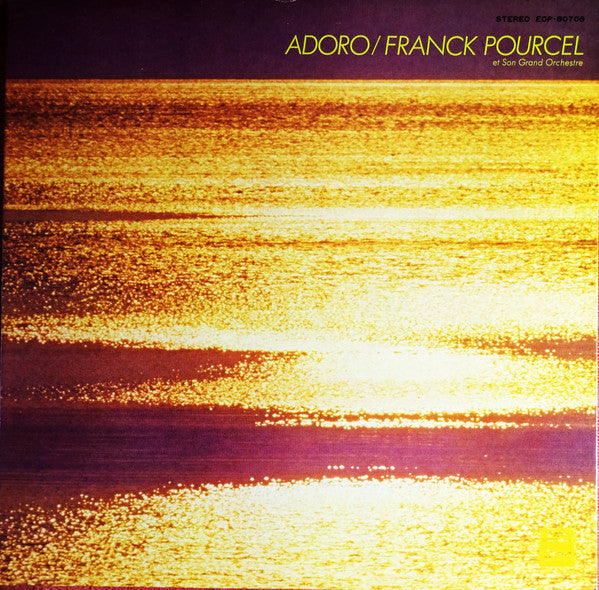 Franck Pourcel Et Son Grand Orchestre - Adoro (Vinyl, LP, Album, Compilation, Reissue, Stereo) Very Good Plus (VG+) / Very Good Plus (VG+)