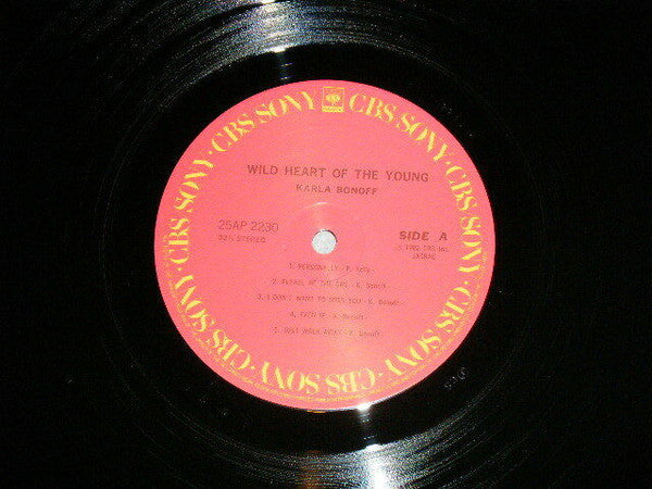 Karla Bonoff - Wild Heart Of The Young (Vinyl, LP, Album) Very Good Plus (VG+) / Very Good (VG)