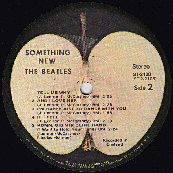 The Beatles - Something New (Vinyl, LP, Album, Repress, Stereo)