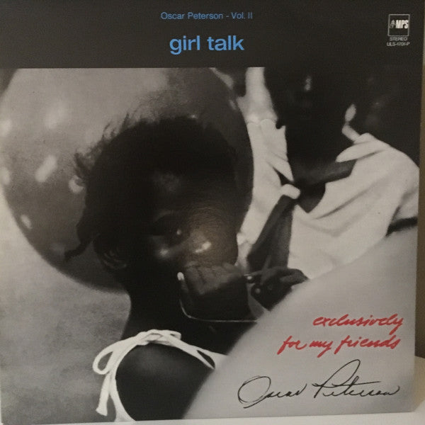 Oscar Peterson - Girl Talk (Vinyl, LP, Album, Reissue)