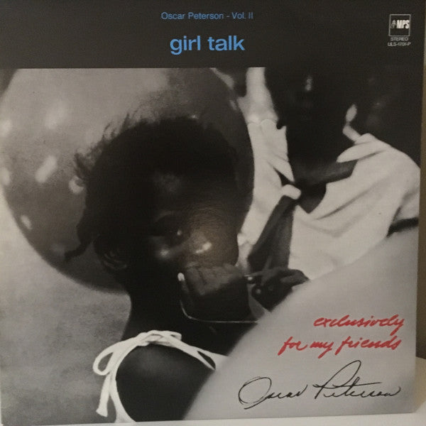 Oscar Peterson - Girl Talk (Vinyl, LP, Album, Reissue) Very Good Plus (VG+) / Very Good (VG)