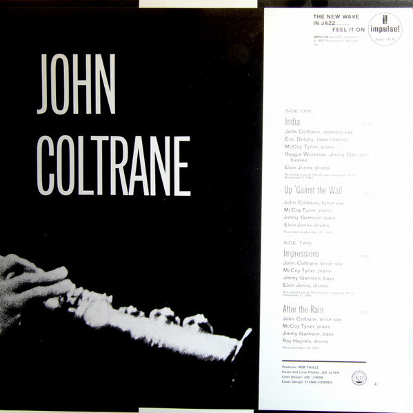 John Coltrane - Impressions (Vinyl, LP, Album, Limited Edition, Reissue, Stereo) Very Good Plus (VG+) / Good Plus (G+)