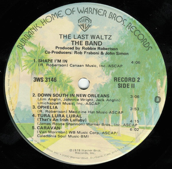 The Band - The Last Waltz (3xVinyl, LP, Album) Very Good Plus (VG+) / Very Good (VG)
