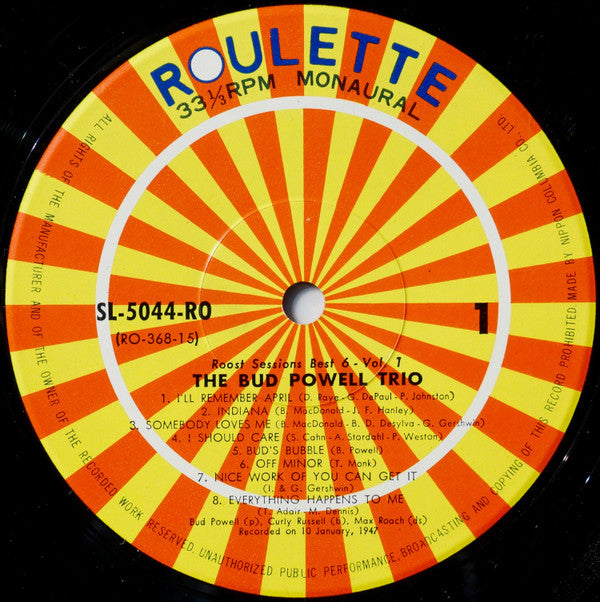 The Bud Powell Trio - The Bud Powell Trio (Vinyl, LP, Compilation, ...