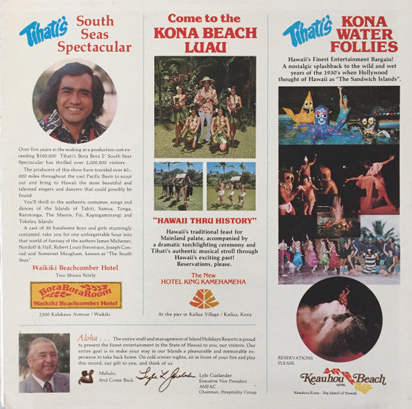 Unknown Artist - Tihati's South Seas Spectacular (Vinyl, LP, Compilation) Very Good Plus (VG+) / Very Good Plus (VG+)