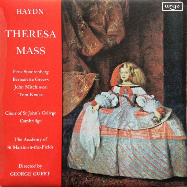 Joseph Haydn - Theresa Mass (Vinyl, LP, Mono) Very Good (VG) / Very Good (VG)