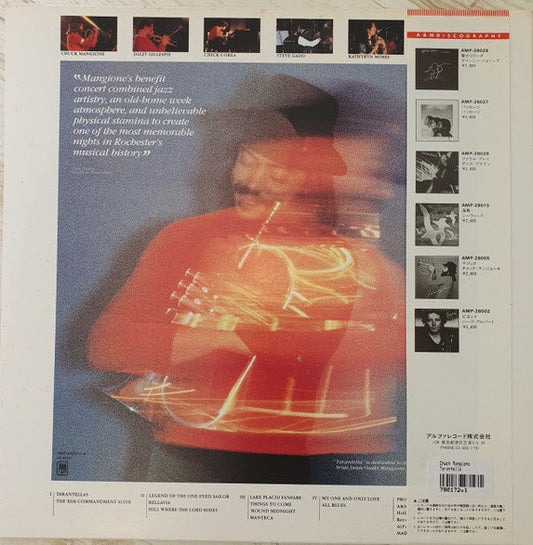 Chuck Mangione - Tarantella (2xVinyl, LP, Album) Very Good (VG) / Very Good Plus (VG+)