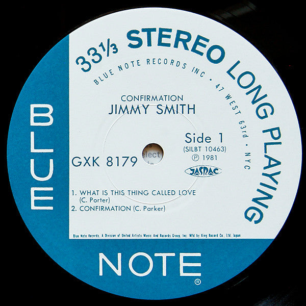 Jimmy Smith - Confirmation (Vinyl, LP, Album, Reissue) Very Good Plus (VG+) / Very Good Plus (VG+)