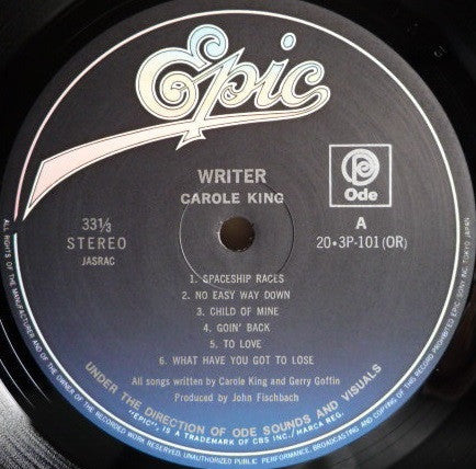 Carole King - Writer: Carole King (Vinyl, LP, Album, Reissue) Very Good Plus (VG+) / Very Good (VG)