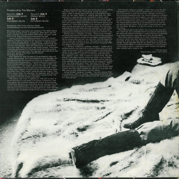 Miles Davis - Miles Davis At Fillmore (Vinyl, LP, Album)