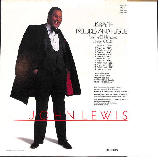 Johann Sebastian Bach - J.S. Bach Preludes And Fugues From The Well-Tempered Clavier Book 1 (Vinyl, LP, Album) Very Good Plus (VG+) / Very Good Plus (VG+)