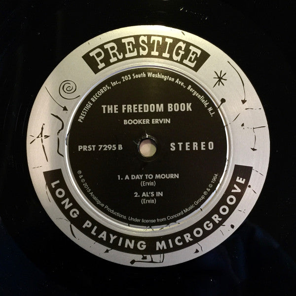 Booker Ervin - The Freedom Book (Vinyl, LP, Album, Limited Edition, Reissue, Remastered, Stereo) Very Good Plus (VG+) / Near Mint (NM or M-)