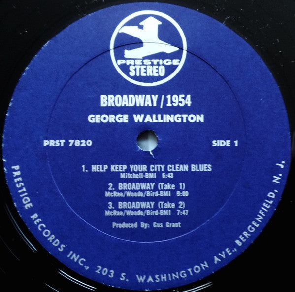 George Wallington Quintet - Live! At Cafe Bohemia/1955 (Vinyl, LP, ...