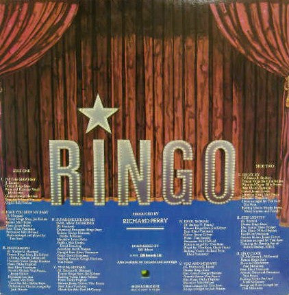 Ringo Starr - Ringo = リンゴ (Vinyl, LP, Album, Stereo)