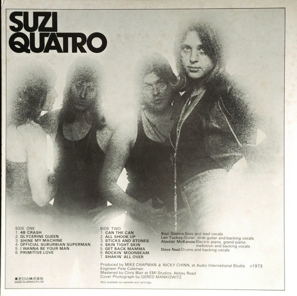 Suzi Quatro - Suzi Quatro (Vinyl, LP, Album, Reissue) Very Good Plus (VG+) / Very Good (VG)