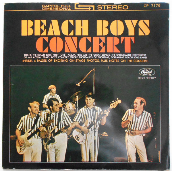 The Beach Boys - Concert (Vinyl, LP, Album, Stereo)