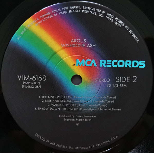 Wishbone Ash - Argus (Vinyl, LP, Album, Reissue, Stereo)