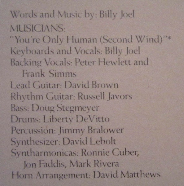 Billy Joel - Greatest Hits Volume I & Volume II (2xVinyl, LP, Compilation) Very Good (VG) / Very Good (VG)