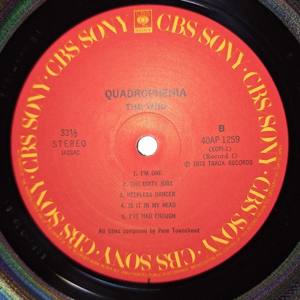 The Who - Quadrophenia (2xVinyl, LP, Album, Reissue) Very Good Plus (VG+) / Very Good (VG)