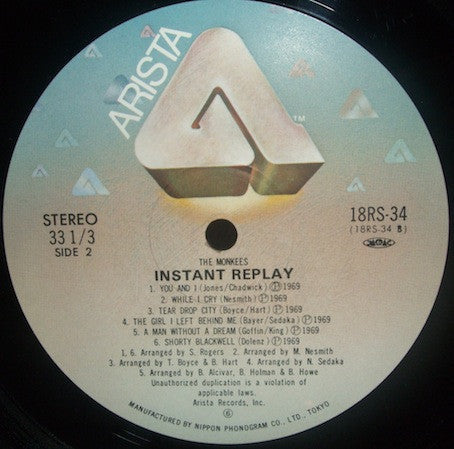 The Monkees - Instant Replay (Vinyl, LP, Album, Reissue)