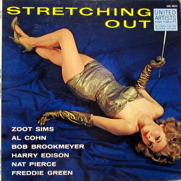 Zoot Sims - Bob Brookmeyer Octet - Stretching Out (Vinyl, LP, Album, Mono) Very Good (VG) / Very Good Plus (VG+)