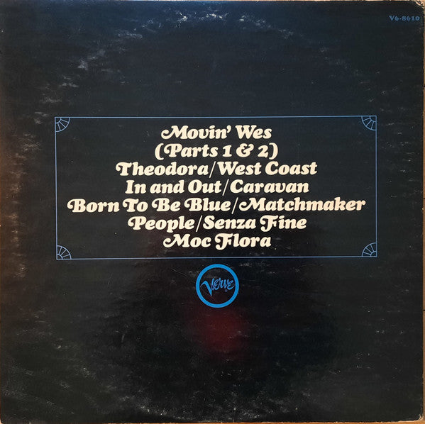 Wes Montgomery - Movin' Wes (Vinyl, LP, Album, Stereo) Good Plus (G+) / Very Good (VG)