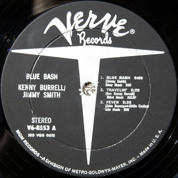 Kenny Burrell - Blue Bash! (Vinyl, LP, Album, Stereo) Good Plus (G+) / Very Good Plus (VG+)