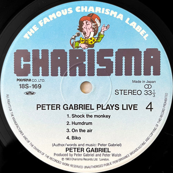 Peter Gabriel - Plays Live (Vinyl, LP, Album)