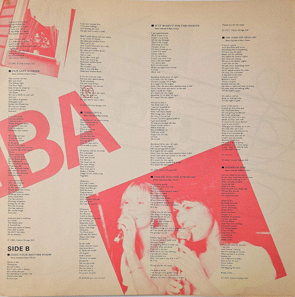 ABBA - Slipping Through My Fingers (Vinyl, LP, Compilation, Picture...