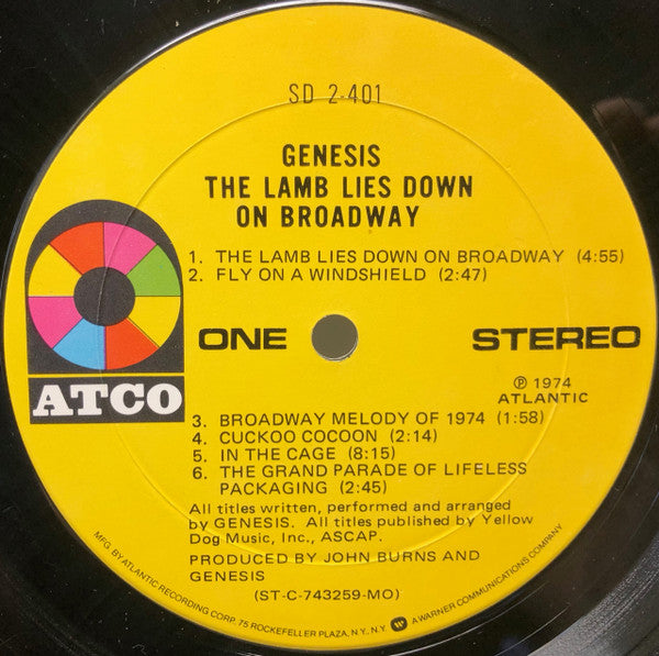 Genesis - The Lamb Lies Down On Broadway (2xVinyl, LP, Album, Repress) Very Good Plus (VG+) / Good Plus (G+)