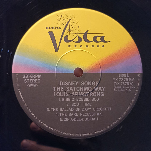 Louis Armstrong - Disney Songs The Satchmo Way (Vinyl, LP, Album, R...