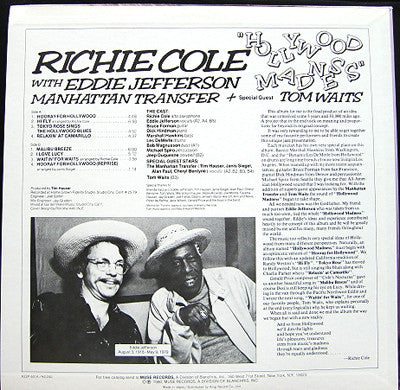 Richie Cole - Hollywood Madness (Vinyl, LP, Album) Very Good Plus (VG+) / Very Good (VG)