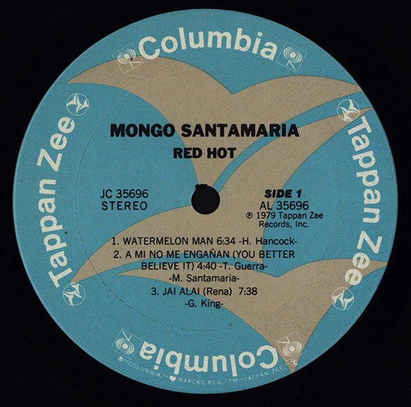 Mongo Santamaria - Red Hot (Vinyl, LP, Album) Very Good (VG) / Very Good (VG)