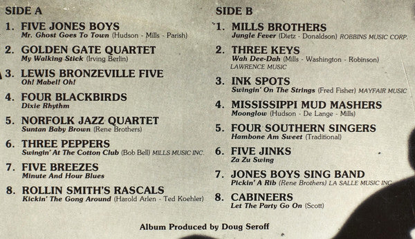 Various - The Human Orchestra (Rhythm Quartets In The Thirties) (Vinyl, LP, Album, Compilation, Mono) Very Good (VG) / Very Good (VG)