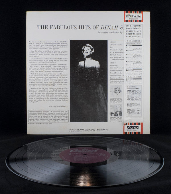Dinah Shore - The Fabulous Hits Of Dinah Shore (Vinyl, LP, Album, Stereo) Near Mint (NM or M-) / Very Good Plus (VG+)