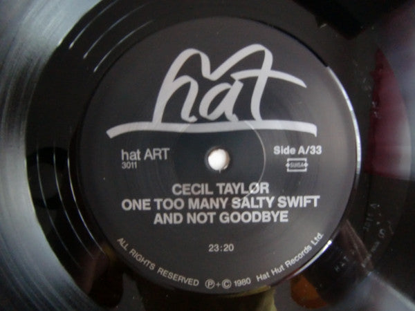 Cecil Taylor - One Too Many Salty Swift And Not Goodbye (3xVinyl, Box Set, LP, Album, Reissue) Near Mint (NM or M-) / Good Plus (G+)