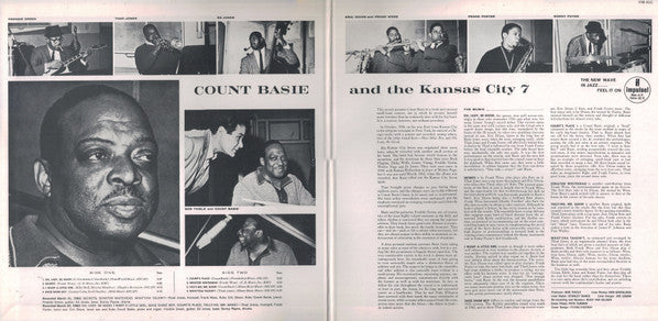 Count Basie And The Kansas City Seven - Count Basie And The Kansas City 7 (Vinyl, LP, Album, Reissue, Stereo) Very Good Plus (VG+) / Very Good Plus (VG+)