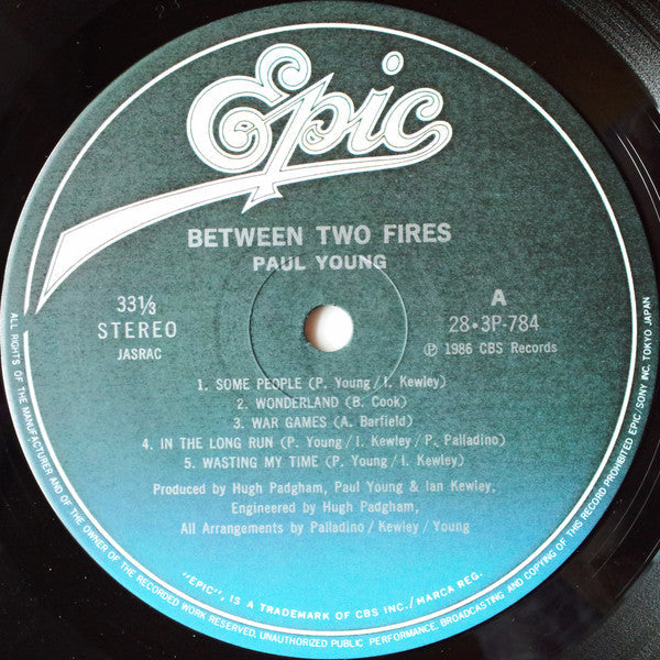 Paul Young - Between Two Fires (Vinyl, LP, Album)