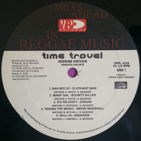 Various - Time Travel (Vinyl, LP, Compilation) Very Good (VG) / Very Good (VG)