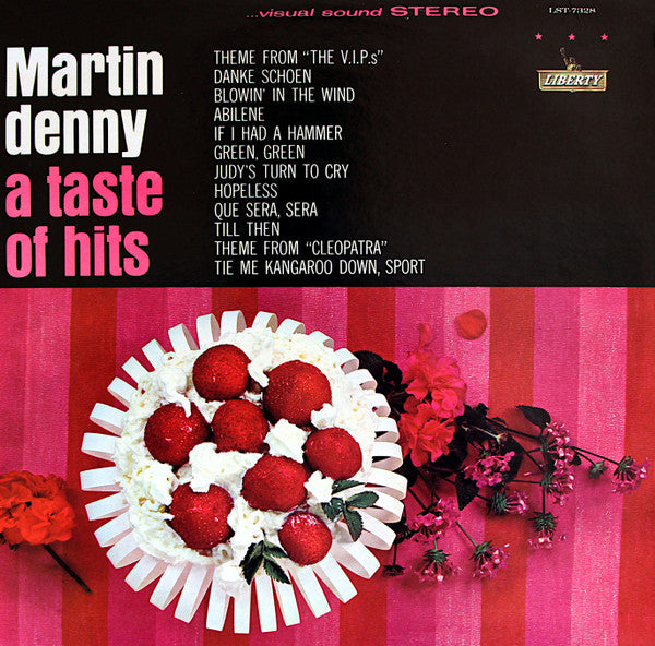 Martin Denny - A Taste Of Hits (Vinyl, LP, Album, Stereo) Very Good (VG) / Good Plus (G+)