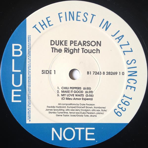 Duke Pearson - The Right Touch (Vinyl, LP, Album, Reissue) Very Good Plus (VG+) / Very Good Plus (VG+)