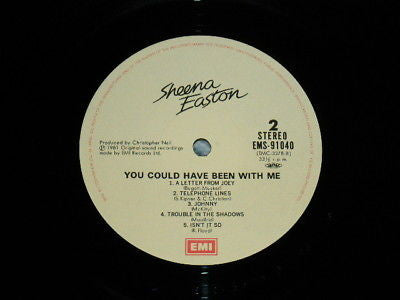Sheena Easton - You Could Have Been With Me (LP, Album) - Very Good (VG) / Very Good (VG)