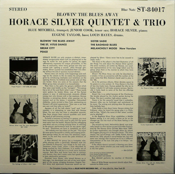 The Horace Silver Quintet - Blowin' The Blues Away (Vinyl, LP, Albu...