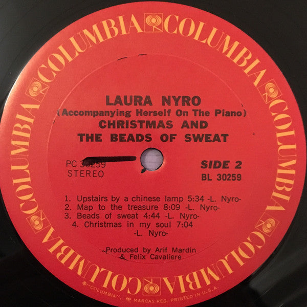 Laura Nyro - Christmas And The Beads Of Sweat (Vinyl, LP, Album, Reissue) Very Good Plus (VG+) / Very Good Plus (VG+)