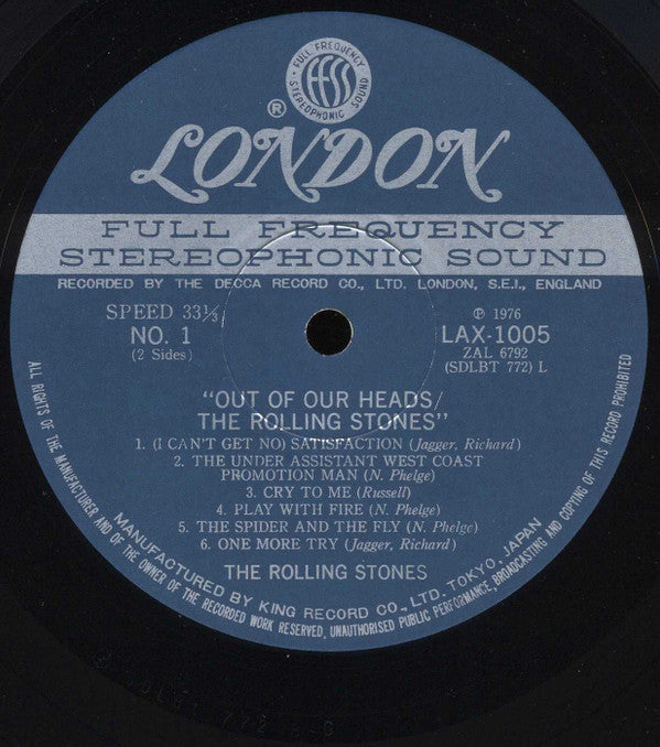 The Rolling Stones - Out Of Our Heads (Vinyl, LP, Album, Reissue, S...