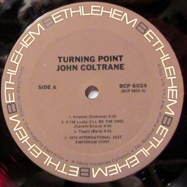John Coltrane - Turning Point - The Bethlehem Years (Vinyl, LP, Compilation) Good Plus (G+) / Very Good (VG)